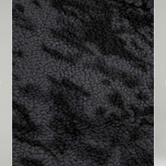 Lululemon Sz XS/S Scuba Oversized Fleece Funnel Neck *Jacquard Camo Carbon Black - Picture 6 of 16